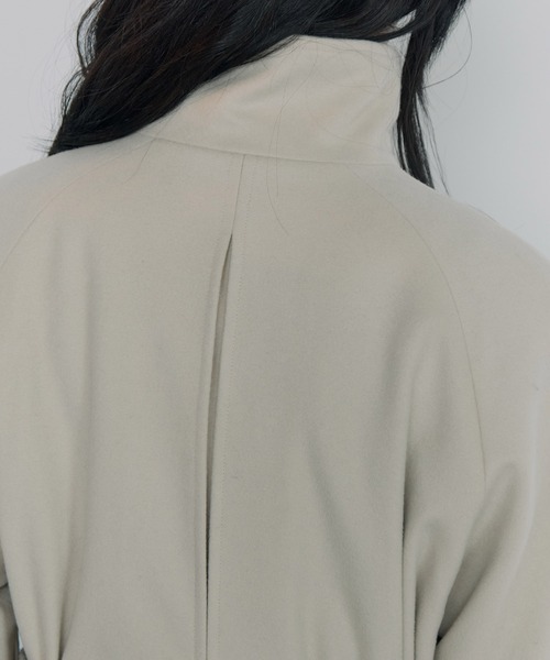 コート アウター 「Dessin de mode/デッサンデモード」「STUDIOUS別注」スタンドカラーロングコート レディースの画像