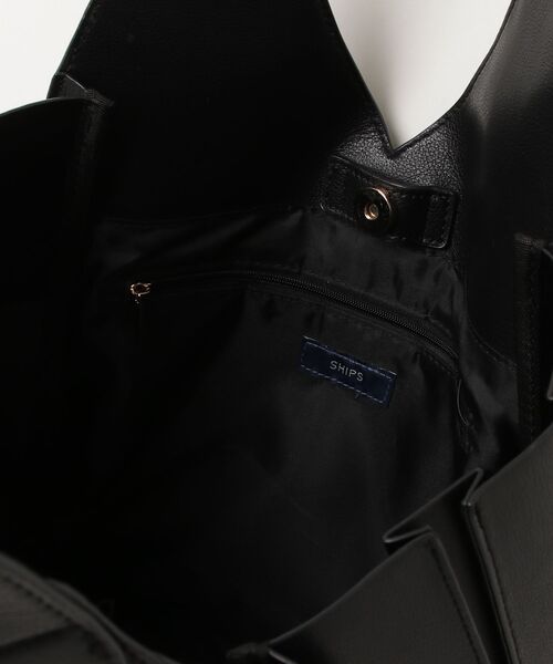 「SHIPS」 トートバッグ ONE SIZE ブラック レディース_画像4
