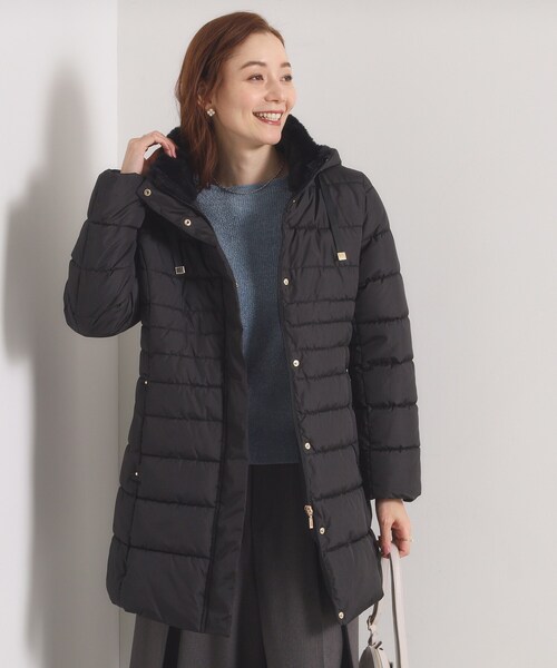 ITS'DEMO（イッツデモ） コート アウター 「撥水加工」中綿フード