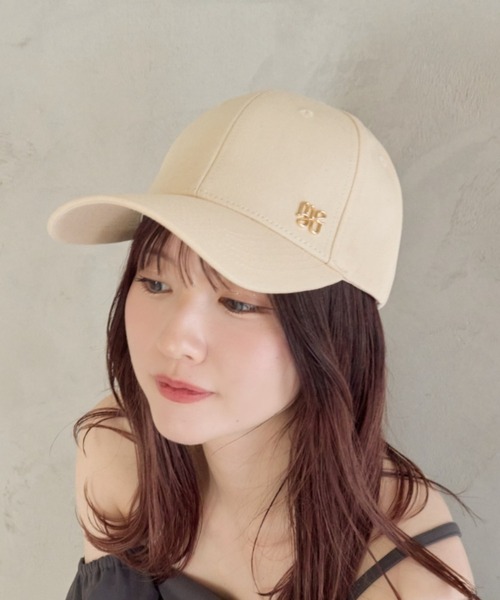 「mellowneon」 キャップ FREE アイボリー レディース_画像9