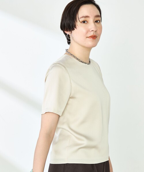 「NOLLEY'S」 半袖ブラウス 36 ネイビー レディース_画像8