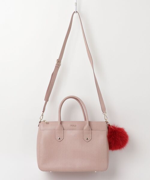 FURLA（フルラ） ワンポイント2WAYバッグ - ピンク レディース