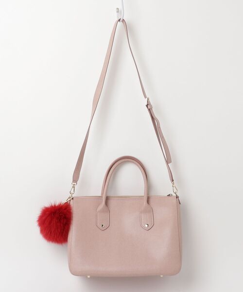 FURLA（フルラ） ワンポイント2WAYバッグ - ピンク レディース