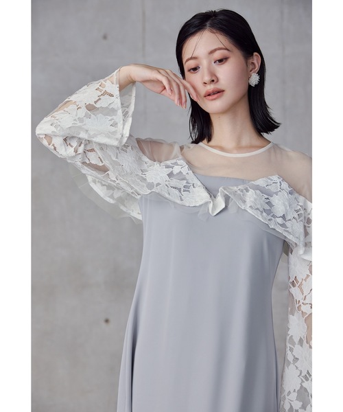 niana◇オケージョンドレス◇Mサイズ niana（ニアナ） ドレス クロスデザインブラウスセットドレス 結婚式