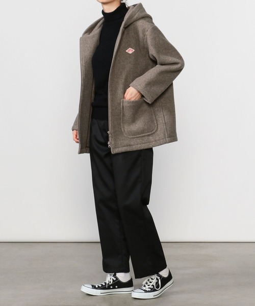 ダントン】美品 ダウンベスト ネイビー 38サイズ レディース ロゴ 楽天 