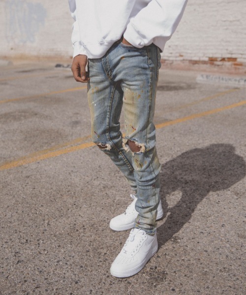 mnml（ミニマル） デニムパンツ 30 ブルー メンズ : ZOZOTOWN Yahoo!店