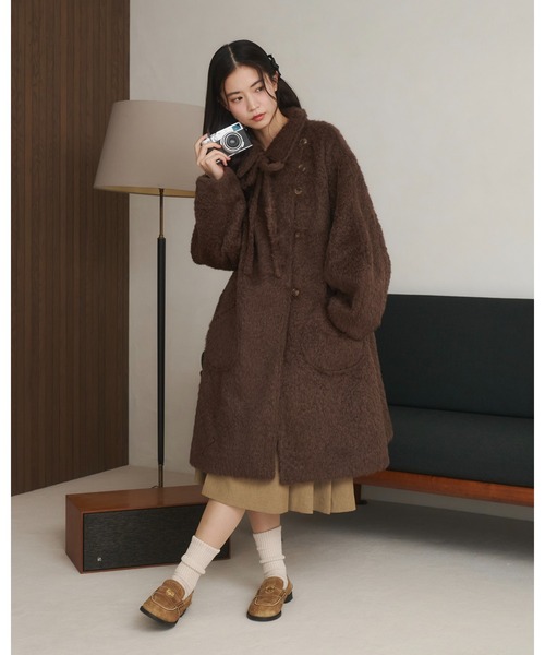 moi tytto（モイテュット） コート SMALL チャコールグレー レディース