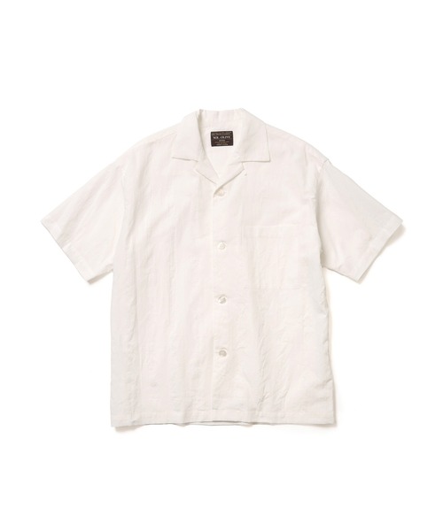MR.OLIVE（ミスターオリーブ） シャツ 半袖 C/L PANAMA STRIPES