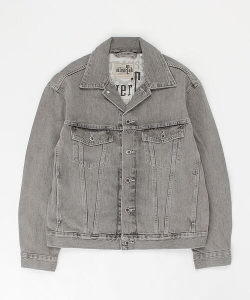 「Levi's」 「SILVER TAB」デニムジャケット X-LARGE グレー メンズ_画像2