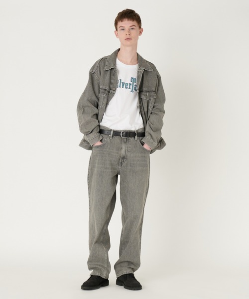 「Levi's」 「SILVER TAB」デニムジャケット X-LARGE グレー メンズ_画像5