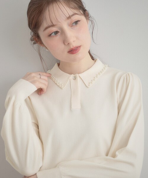 Couture Brooch（クチュール ブローチ） ニット セーター 「洗える