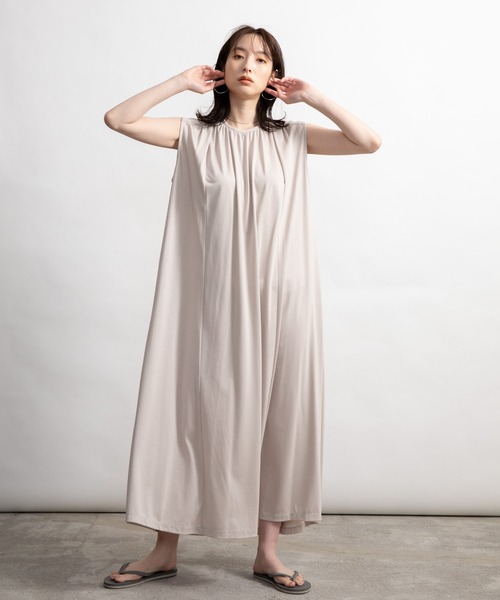 「Audrey and John Wad」 ノースリーブワンピース FREE ピンク レディース_画像5