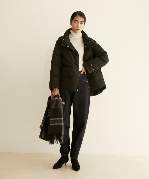 「SALON adam et rope'」 デニムパンツ M インディゴブルー レディース_画像5