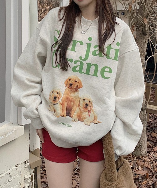 「HALEY PESCA」 スウェットカットソー LARGE ホワイト系その他 レディース_画像2