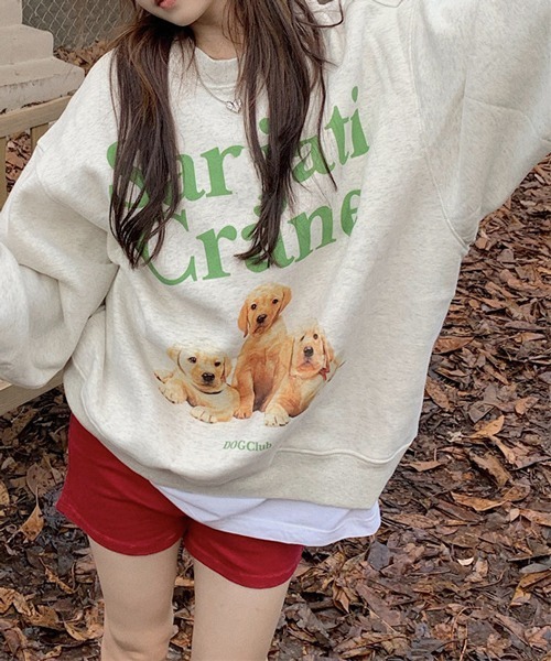 「HALEY PESCA」 スウェットカットソー LARGE ホワイト系その他 レディース_画像4