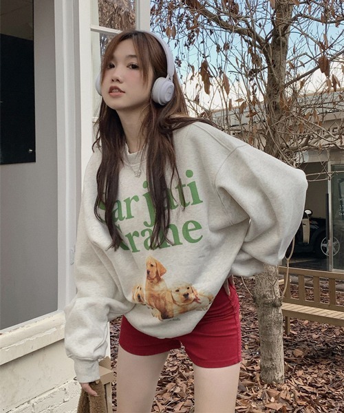 「HALEY PESCA」 スウェットカットソー LARGE ホワイト系その他 レディース_画像5