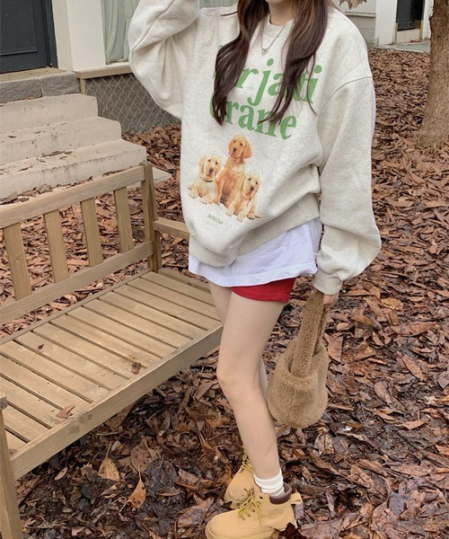 「HALEY PESCA」 スウェットカットソー LARGE ホワイト系その他 レディース_画像6