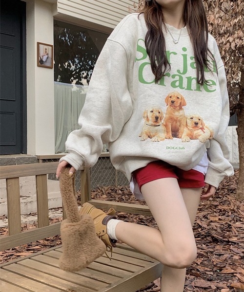 「HALEY PESCA」 スウェットカットソー LARGE ホワイト系その他 レディース_画像8