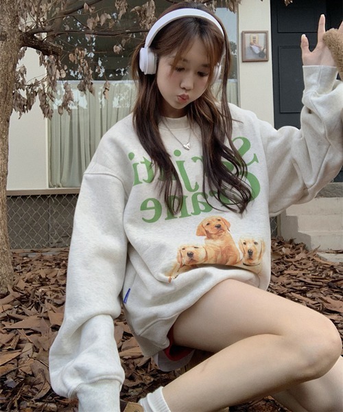 「HALEY PESCA」 スウェットカットソー LARGE ホワイト系その他 レディース_画像9