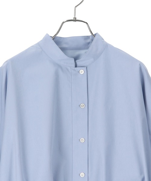 「ADAM ET ROPE'」 長袖ブラウス FREE チャコールグレー レディース_画像8