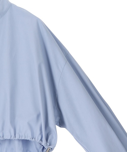 「ADAM ET ROPE'」 長袖ブラウス FREE チャコールグレー レディース_画像9