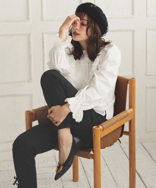 「DONOBAN」 スラックス SHORT ブラック系その他 レディース_画像6