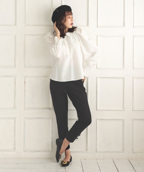 「DONOBAN」 スラックス SHORT ブラック系その他 レディース_画像8