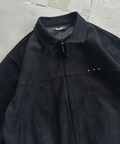 kutir(クティール) ブルゾン アウター FAKE SUEDE CROPPED JACKET kutir(クティール) ブルゾン アウター FAKE SUEDE CROPPED JACKET