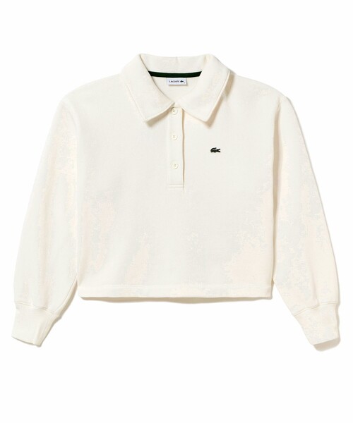 LACOSTE（ラコステ） トレーナー スウェット クロップド丈 ポロニット