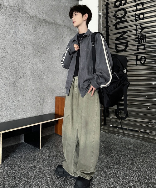 「neos」 「HALHAM」ブルゾン X-LARGE ブラック メンズ_画像8