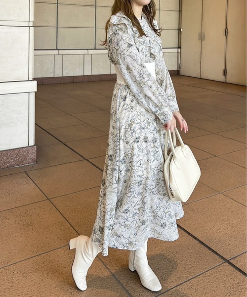 「apres jour」 長袖ワンピース X-LARGE ピンク レディース_画像9