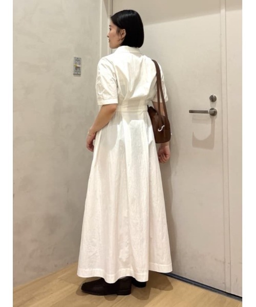 STYLEMIXER（スタイルミキサー） シャツワンピース ウエストギャザー