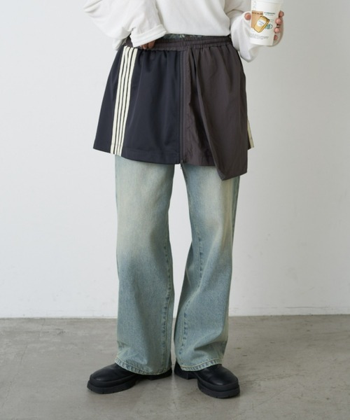 「etsinta」 ミニスカート ONE SIZE ネイビー レディース_画像2