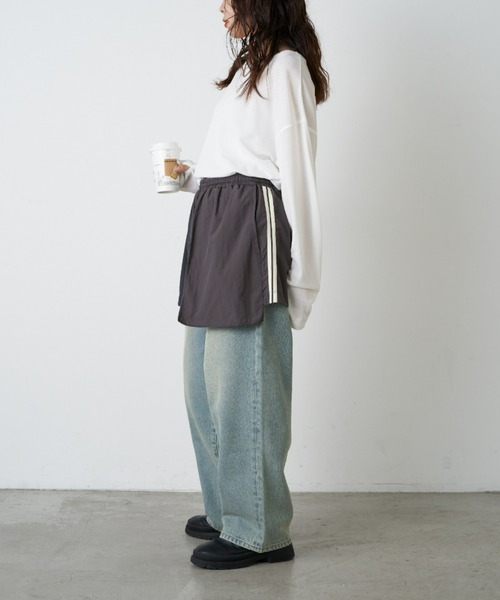 「etsinta」 ミニスカート ONE SIZE ネイビー レディース_画像8