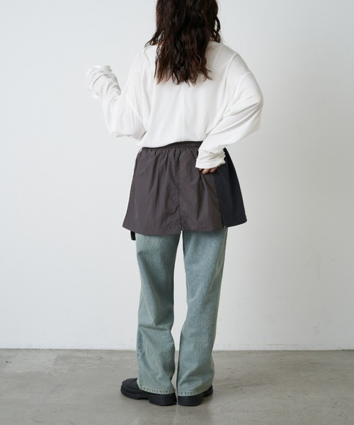 「etsinta」 ミニスカート ONE SIZE ネイビー レディース_画像9