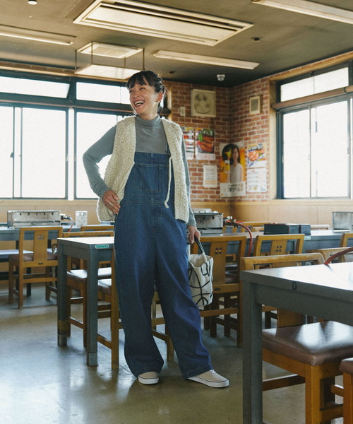 「URBAN RESEARCH DOORS」 オーバーオール SMALL インディゴブルー レディースの画像