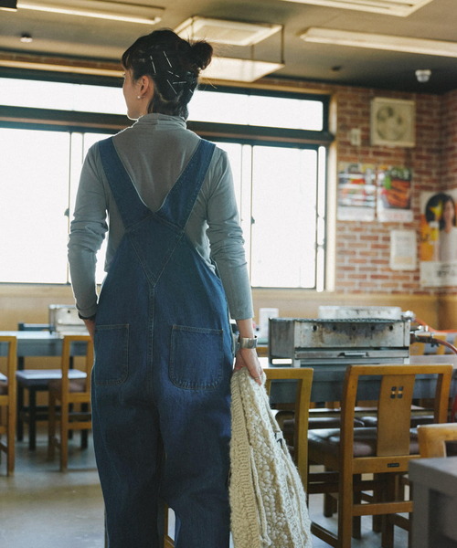 「URBAN RESEARCH DOORS」 オーバーオール SMALL インディゴブルー レディースの画像