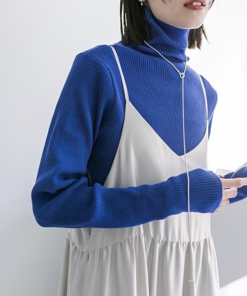 「mystic」 キャミソールワンピース 1 チャコールグレー レディース_画像8