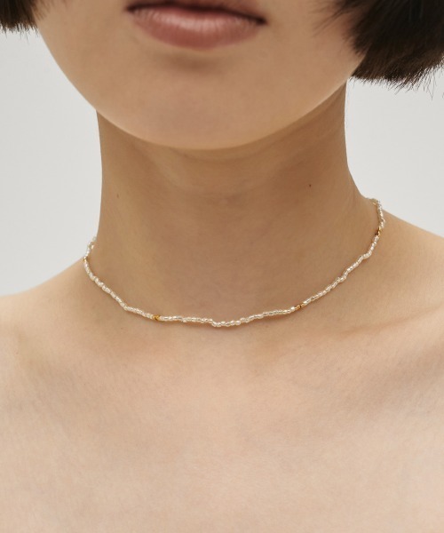 チョーカー Thin Beads Choker レディースの画像