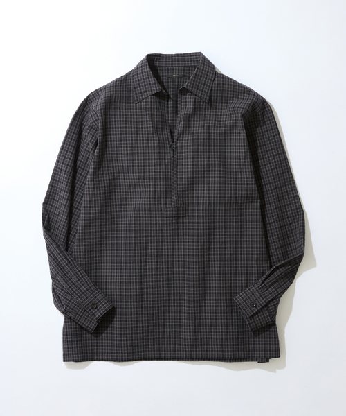 EDIFICE（エディフィス） シャツ チェック バルーズ シャツ メンズ