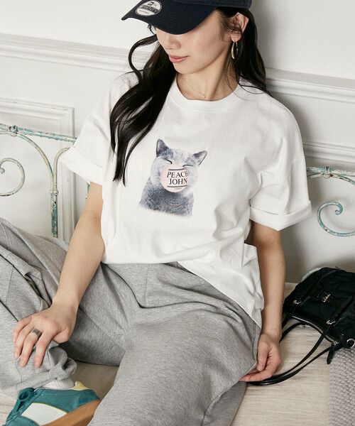 PEACH JOHN（ピーチジョン） tシャツ × PUBLUX/ピーチ・ジョン