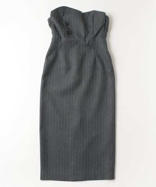 「UNITED ARROWS」 キャミソールワンピース 38 グレー レディース