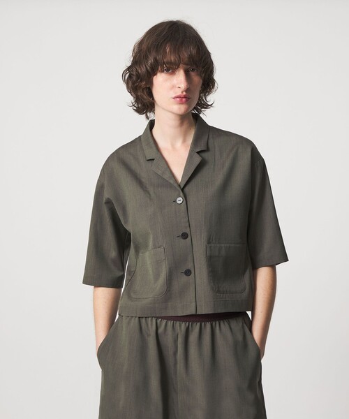 ロク 6 ROKU Sサイズ コットンバフコーデュロイカラージャケット 36 6（ロク）の「＜6(ROKU)＞COTTON BAFU CORDUROY COLLAR JACKET