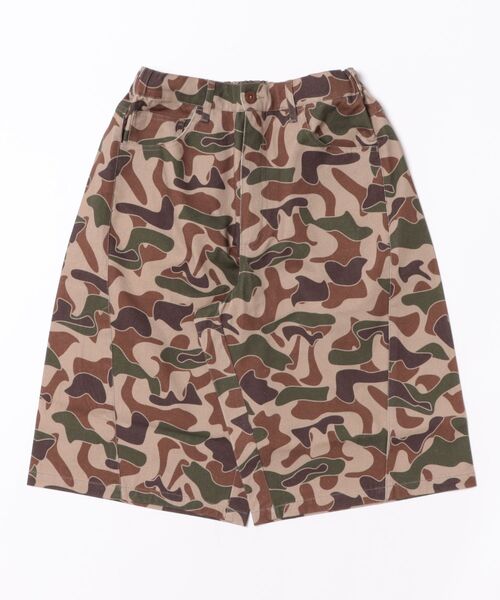 BENDER TOKYO パンツ カーブシルエット ツイル ワイドショーツ 無地