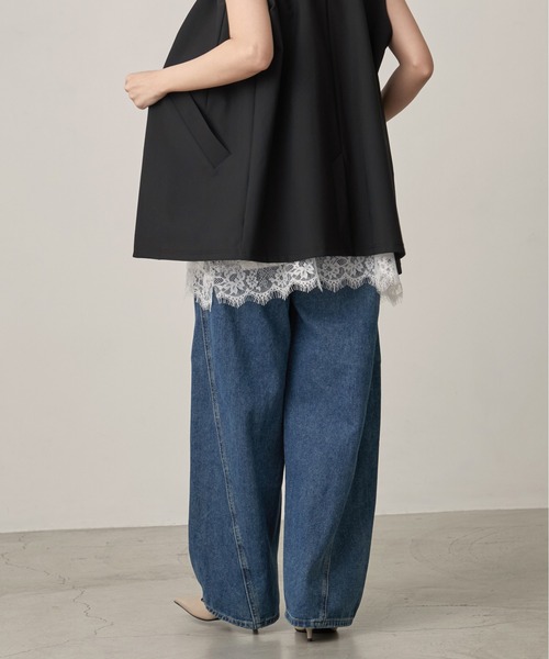 OFROOM ワイドパンツ ジーンズ デニム デニムパンツ Curve Denim Pants