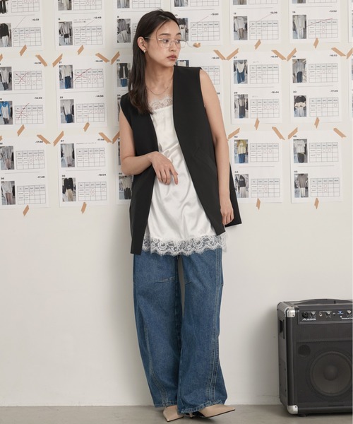 OFROOM ワイドパンツ ジーンズ デニム デニムパンツ Curve Denim Pants