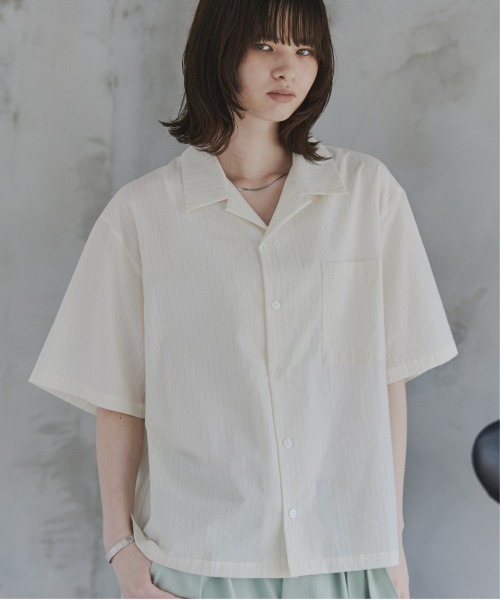 Confirm（コンファーム） シャツ 半袖 Short-Length Open-Collar Shirt