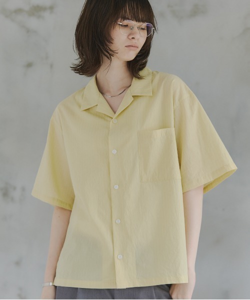 Confirm（コンファーム） シャツ 半袖 Short-Length Open-Collar Shirt 