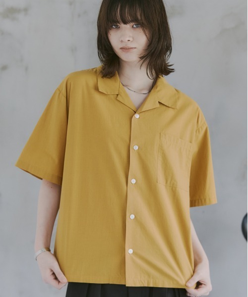Confirm（コンファーム） シャツ 半袖 Short-Length Open-Collar Shirt