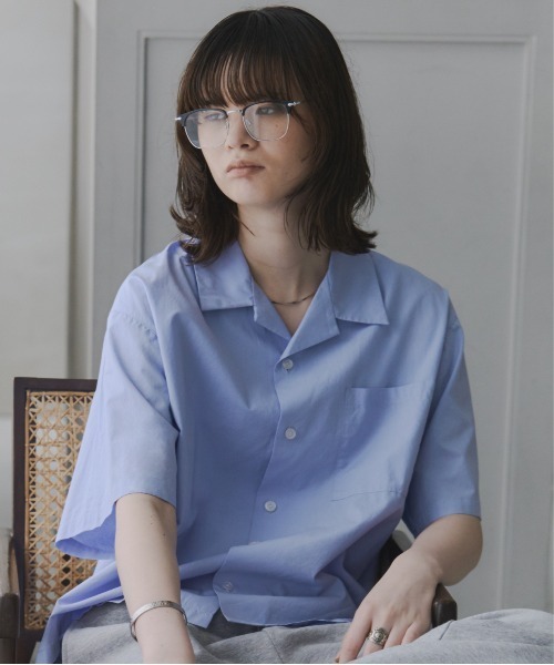 Confirm（コンファーム） シャツ 半袖 Short-Length Open-Collar Shirt